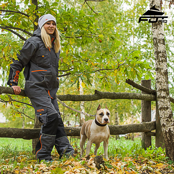 Unisex Design Pants with Convenient Back Pockets for Active Dog Training