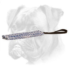 French Linen Boxer Bite Tug for Puppies