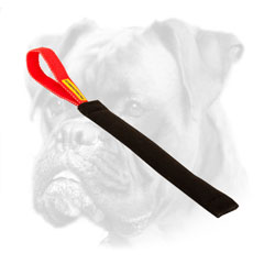 French Linen Dog Bite Tug For Boxer With Handle