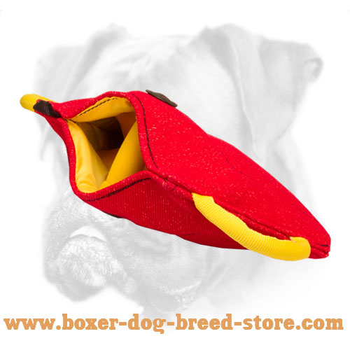 French Linen Dog Bite Builder for Young Dogs and Puppies Training 