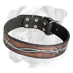 Perfect quality leather Boxer collar