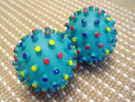 Crazy Color Rubber Ball with Sound for Boxer