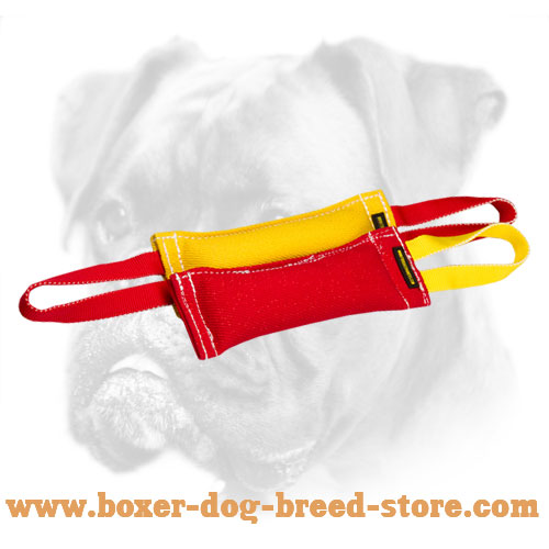 Boxer Set of 2 Puppy Tugs Made of French Linen