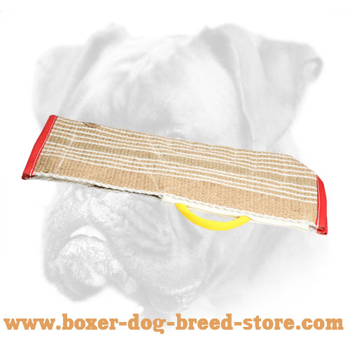 Boxer Jute Dog Bite Cover with Handles