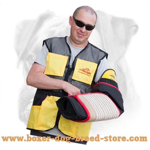 Ultra-lightweight Jute Bite Sleeve for Boxer Training