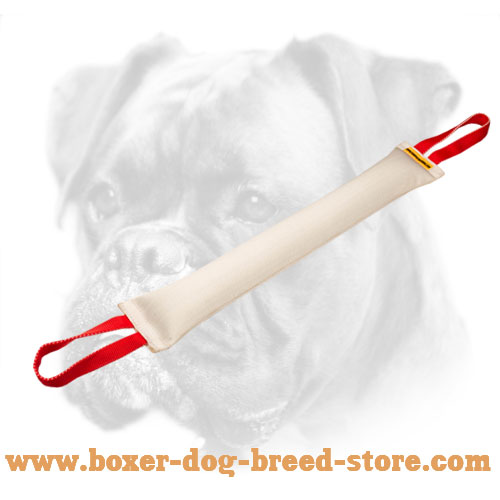 Huge Fire Hose Dog Bite Tug with 2 Handles for Boxer Training