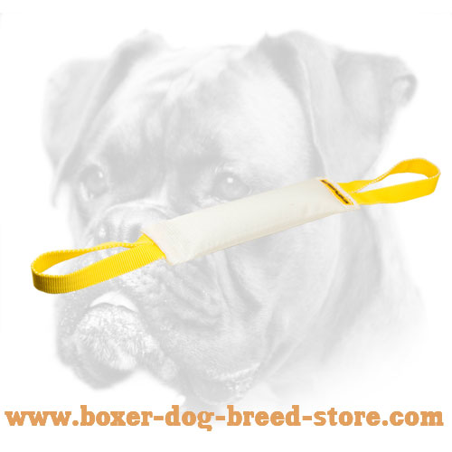Fire Hose Dog Bite Tug With Handles for Boxer