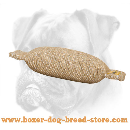 Small Jute Bite Tug for Boxer Puppy Training