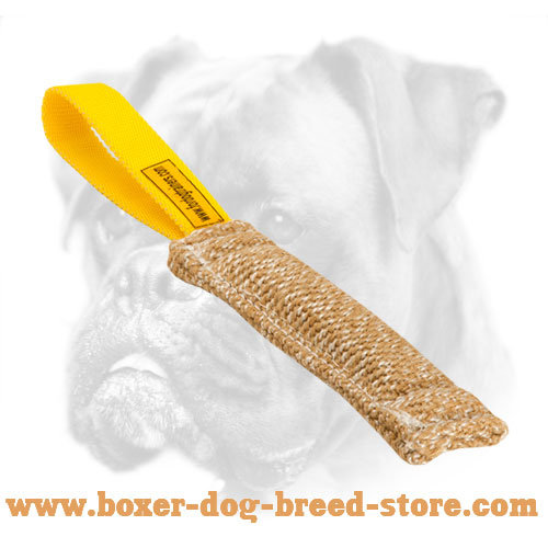Boxer Jute Bite Tug with Comfortable Loop