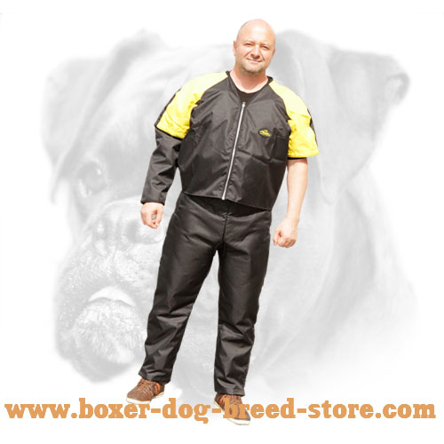 Protection scratch suit for dog training