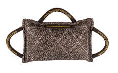 Durable French Linen Dog Bite Pad with 3 Handles for Boxer