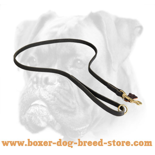 Durable Boxer Leash with Optional O-ring on The Handle