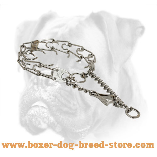 Prong chain sales collar